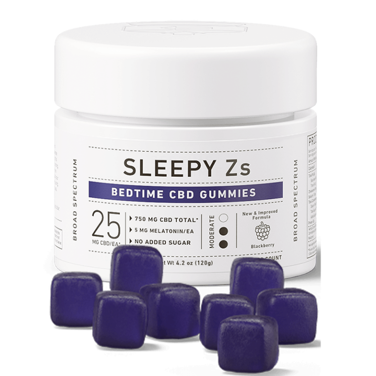 Sleepy Z's CBN + CBD Gummies Blackberry Green Roads