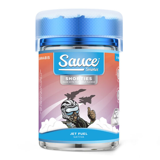 Knockout Blend THC Prerolls Jet Fuel 3g Kush Burst