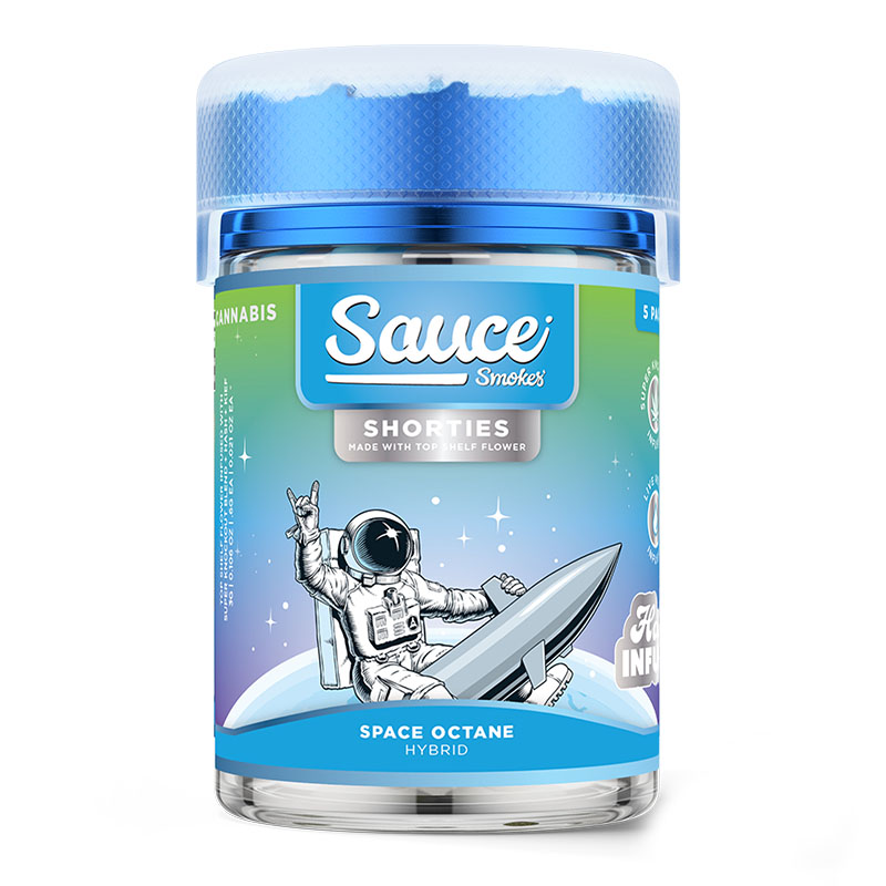 Super Knockout Blend THC Prerolls Space Octane 3g Kush Burst