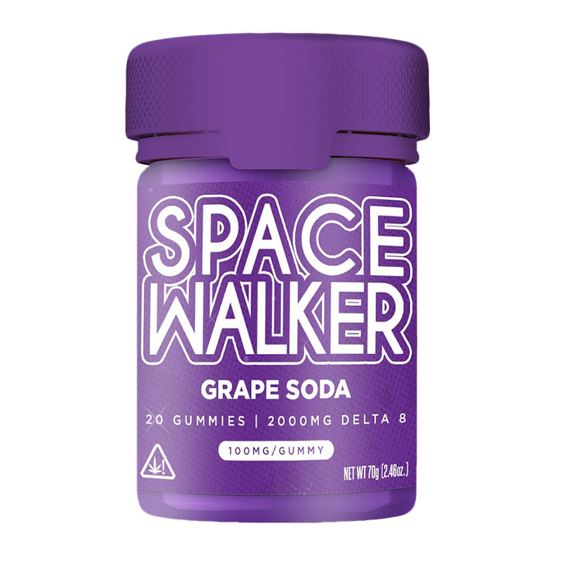 THC Edibles Delta 8 Gummies Grape Soda 100mg by Space Walker